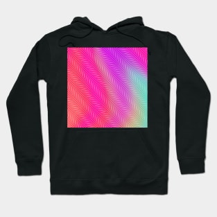 rainbow wave Hoodie